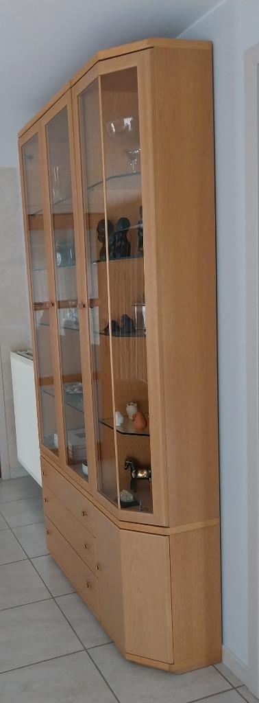 Hülsta Spectrum vitrinekast, Huis en Inrichting, Kasten | Vitrinekasten, Zo goed als nieuw, 200 cm of meer, 100 tot 150 cm, 25 tot 50 cm