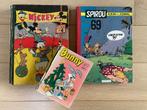 Lot ingebonden strip-weekbladen, jaren '50., Meerdere stripboeken, Ophalen of Verzenden, Gelezen