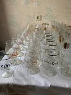 Veel verschillende oude bierglazen met reclame, Enlèvement ou Envoi