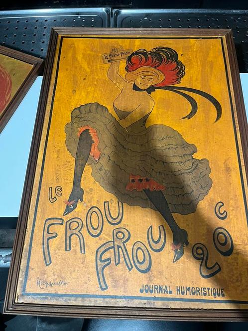 Le Frou-Frou – Parijse Flair en Theatermagie, Verzamelen, Posters, Gebruikt, Overige onderwerpen, Deurposter of groter, Rechthoekig Staand