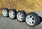 Jantes en alliage avec des pneus hiver 225/55-17 Mercedes, Ophalen, Gebruikt, Banden en Velgen, 17 inch