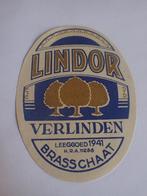 oud bieretiket Verlinden Brasschaat, Ophalen of Verzenden, Zo goed als nieuw, Overige typen, Overige merken