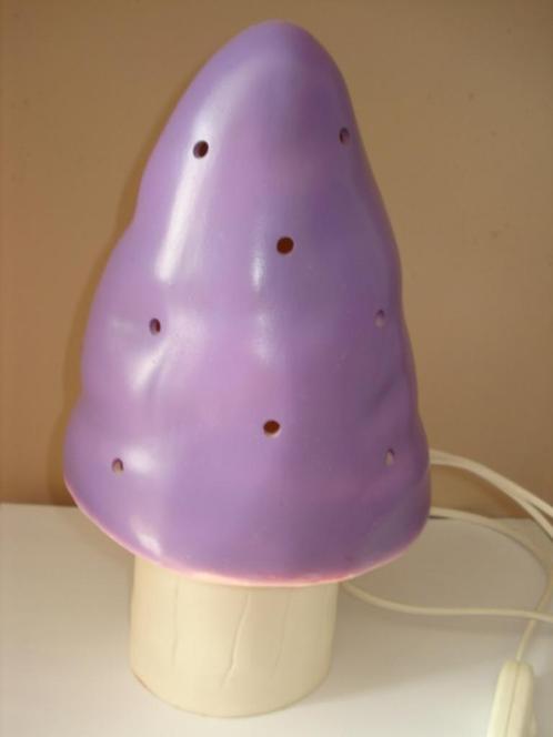 Heico paddenstoellamp paars, Antiek en Kunst, Antiek | Verlichting, Verzenden