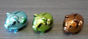 Lot / partij spaarvarkentjes COLORS ( NIEUW ) beschikbaar voor biedingen