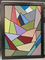 2 Schilderijen (Abstract), Antiek en Kunst, Ophalen of Verzenden
