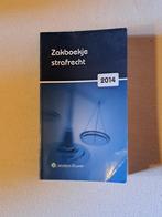 Zakboekje strafrecht 2014, Boeken, Studieboeken en Cursussen, Ophalen of Verzenden