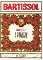 etiket Bartissol apéritif liqueur, Verzamelen, Overige Verzamelen, Ophalen of Verzenden, Gebruikt