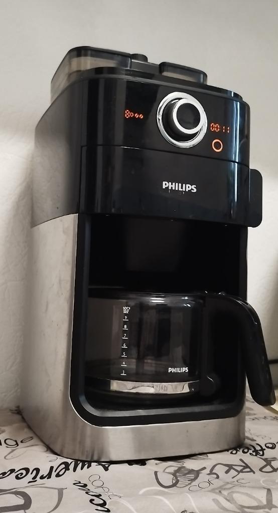 Filterkoffiezetapparaat Philips, Elektronische apparatuur, Koffiezetapparaten, Zo goed als nieuw, Gemalen koffie, Koffiebonen