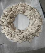 Blloemenkrans met haak om op te hangen, doormeter 30 cm., Ophalen, Gebruikt
