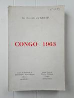 Congo 1963 : Les Dossiers du C.R.I.S.P, Livres, COLLECTIF, Utilisé, Enlèvement ou Envoi