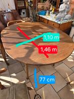 Table ronde à rallonges et 6 chaises western, Enlèvement