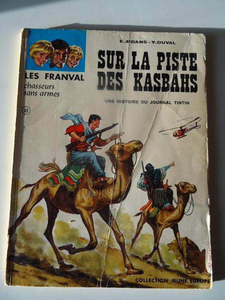 Les Franval - Op de Kasbah Trail EO Lombard 1967, Boeken, Stripverhalen, Gelezen, Eén stripboek, Ophalen of Verzenden