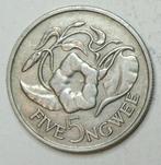 AV. MONNAIE ZAMBIE KM#11 " 5 NGWEE " DE 1968, Timbres & Monnaies, Monnaies | Afrique, Zambie, Enlèvement ou Envoi, Monnaie en vrac