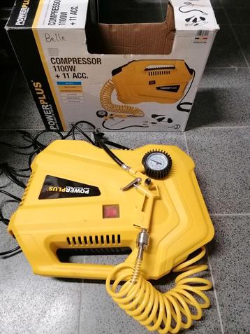 Compressor Powerplus 1100W beschikbaar voor biedingen