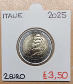2 EURO 2025    ITALIE   AMERIGO VESPUCCI   UNC   € 3,50, Ophalen of Verzenden, Italië, 2 euro, Losse munt