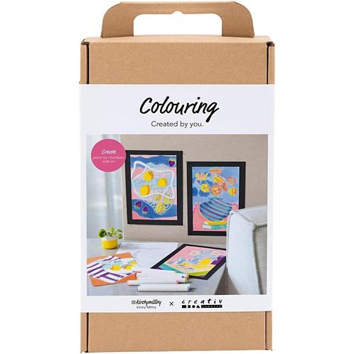 Hobbyset Kleuren Schilderen volgens cijfers met markeerstift, Hobby en Vrije tijd, Overige Hobby en Vrije tijd, Nieuw, Verzenden