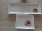 Leuk serveer bord en kleine borden, Overige materialen, Ophalen of Verzenden, Zo goed als nieuw, Bord(en)