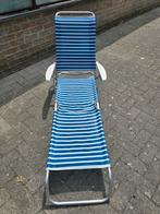 Lig bed / stoel aluminium, Tuin en Terras, Ligbedden, Ophalen, Zo goed als nieuw, Aluminium