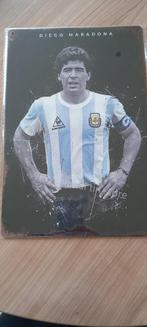 Metalen bord Maradona. Nieuw. 30 x 20 cm, Nieuw, Ophalen of Verzenden
