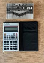 Vintage rekenmachine SHARP EL-506H jaren 80, Ophalen of Verzenden