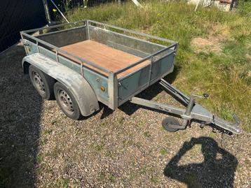 Aanhangwagen dubbelas 750 kg beschikbaar voor biedingen