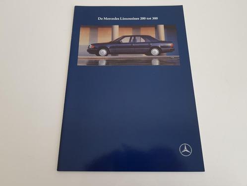 Brochure des modèles Mercedes-Benz W124 Limousine - 12/1989, Livres, Autos | Brochures & Magazines, Mercedes, Enlèvement ou Envoi