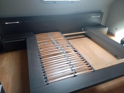 Volledige slaapkamer modern tweepersoons, Huis en Inrichting, Slaapkamer | Complete slaapkamers, Gebruikt, Tweepersoons, Ophalen