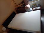 Boxspring 140x200, Huis en Inrichting, Slaapkamer | Boxsprings, Ophalen, Gebruikt, Tweepersoons, Grijs