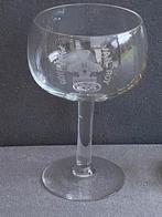Oud gezuurd acide glas brouwerij VAN ROY - WIEZE, Verzamelen, Ophalen of Verzenden, Zo goed als nieuw, Glas of Glazen