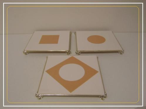 VINTAGE 60' : 3 onderzetters van ROYAL SPHINX - H HEMIKSEM., Huis en Inrichting, Woonaccessoires | Onderzetters, Nieuw, Pot of Pan