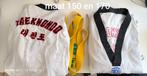 Taekwondo kledij, Sport en Fitness, Vechtsporten en Zelfverdediging, Ophalen of Verzenden, Zo goed als nieuw, Taekwondo, Vechtsportkleding