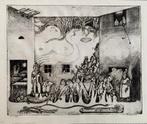 Rene De Coninck - 2 etsen, Antiek en Kunst, Kunst | Etsen en Gravures, Ophalen of Verzenden