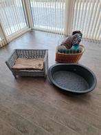 Honden zetel en mand, Ophalen, Zo goed als nieuw