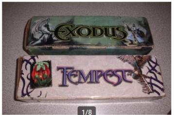 2 verzameldozen MTG - EXODUS & TEMPEST  beschikbaar voor biedingen