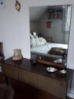 Oude slaapkamer: bed met nachtkastjes - kast - kaptafel, Antiek en Kunst, Antiek | Meubels | Bedden, Ophalen