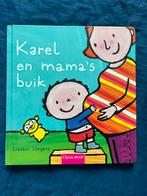 Liesbet Slegers - Karel en mama's buik, Boeken, Kinderboeken | Baby's en Peuters, Ophalen, Zo goed als nieuw, Liesbet Slegers