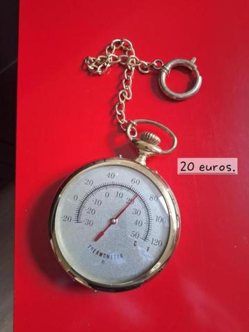 Vintage wandthermometer  beschikbaar voor biedingen