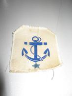 Voormalig naailapje van de Belgische marine in 100% katoen., Ophalen of Verzenden, Marine, Embleem of Badge