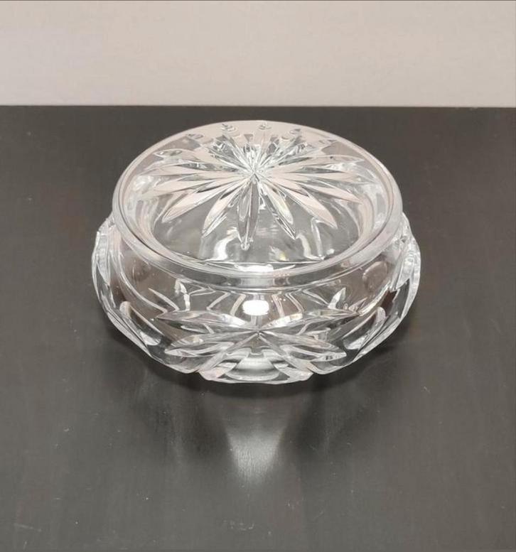 Kristallen bonbonnière Val Saint Lambert, Antiek en Kunst, Antiek | Glaswerk en Kristal, Ophalen of Verzenden