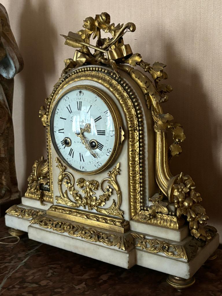 Pendule LOUIS XVI signée Degré à Paris  18e XVIII Vincente, Antiquités & Art, Antiquités | Horloges, Enlèvement ou Envoi