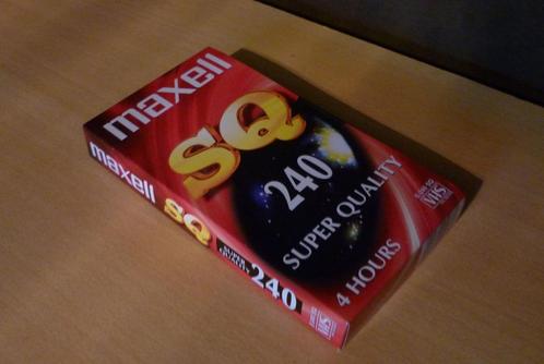 Maxell SQ 240 minuten VHS Video cassette NIEUW, Cd's en Dvd's, VHS | Film, Ophalen of Verzenden