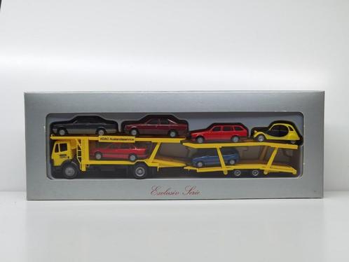 Camion + 6 Autos MERCEDES OPEL BMW CITROËN 2cv 1/87 HO HERPA, Hobby en Vrije tijd, Modelauto's | 1:87, Nieuw, Auto, Herpa, Ophalen of Verzenden