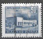 Hongarije 1953-1954 - Yvert 1086 - Heropbouwingsplan  (ST), Verzenden, Gestempeld