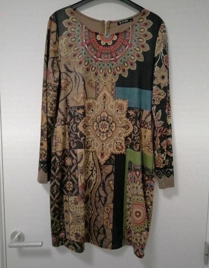 Meerkleurige jurk van 101 Idees, mt 40, Kleding | Dames, Jurken, Zo goed als nieuw, Maat 38/40 (M), Ophalen of Verzenden