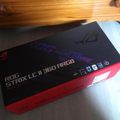 Watercooling ROG Strix LC II 360 ARGB, Informatique & Logiciels, Refroidisseurs d'ordinateur, Neuf, Refroidisseur ordinateur à eau