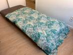 Eenpersoons matras met dons en lakens, Huis en Inrichting, Ophalen, Gebruikt, 90 cm, Eenpersoons