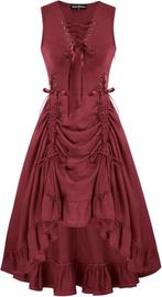 2 gothic kleedjes maat S Scarlet Darkness, Kleding | Dames, Carnavalskleding en Feestkleding, Ophalen, Zo goed als nieuw, Maat 36 (S)