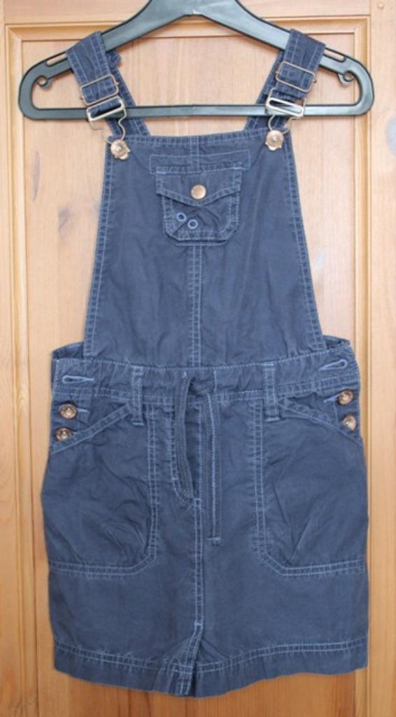 Stoere salopettejurk van s.Oliver – maat 128, Kinderen en Baby's, Kinderkleding | Maat 128, Zo goed als nieuw, Meisje, Jurk of Rok