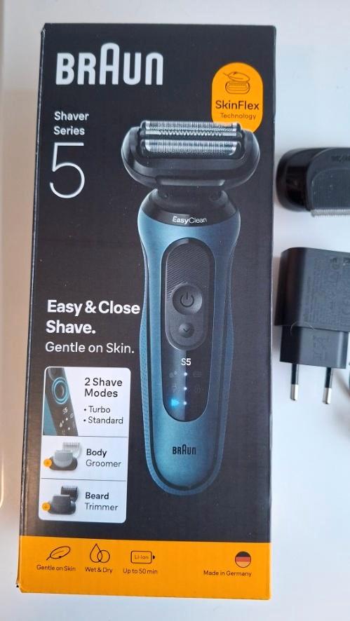 Rasoir Braun 52-A1650S, Electroménager, Équipement de Soins personnels, Comme neuf, Rasage ou Épilation, Enlèvement