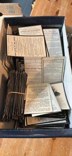 4640 ( minstens) prentjes met zwarte rand van voor 1950, Verzamelen, Bidprentjes en Rouwkaarten, Ophalen of Verzenden